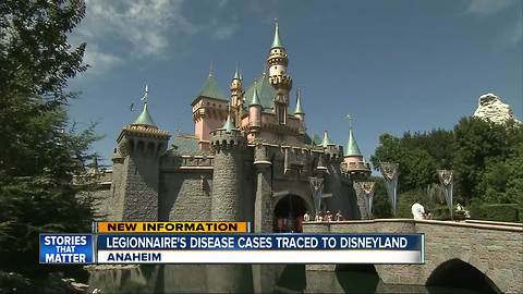 Legionnaire's disease cases traced to Disneyland