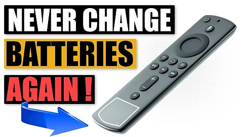 Never Replace Your Amazon Firestick Remote Batteries Again !!