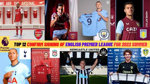 TOP 12 CONFIRM SIGNING OF ENGLISH PREMIER LEAGUE
