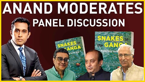 Anand Narasimhan Moderates Panel Discussion Swapan Dasgupta, Sudhanshu Trivedi, Prakash Singh