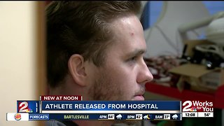 Athlete released from hospital