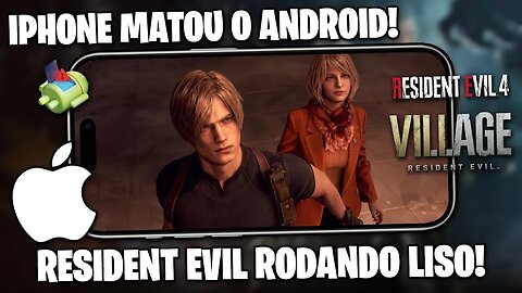 IPHONE 15 RODANDO RESIDENT EVIL LISO! | ABSURDO POTENCIAL! | Resident Evil Village no Iphone 15!