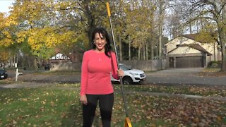 GET OUT AND RAKE SOME LEAVES FOR EXERCISE
