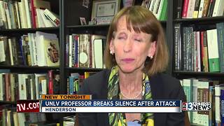 UNLV professor breaks silence after attack