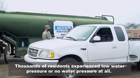 Mississippi National Guard distributes non-potable water in Jackson