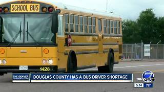 Douglas County school facing bus driver shortage
