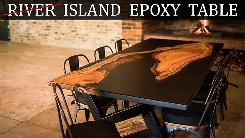 $20000 Island Epoxy Table - Never seen before (uncut)