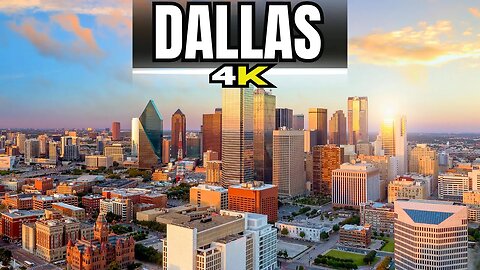 Dallas, Texas USA 🤠 | Mesmerizing 4K Drone Flight