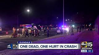 Deadly crash in Glendale left 1 dead and another injured