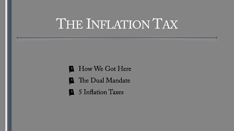 5 Inflation Taxes | The Christian Economist