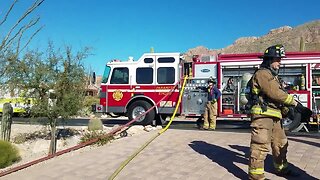 Rural Metro Fire battles house fire near Catalina Foothills