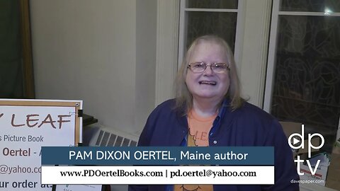 Maine children book author, Pam Dixon Oertel interview