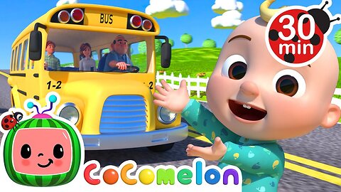Wheels on the Bus | Nursery Rhymes & Kids Songs | Best Cars & Truck Videos for Kids