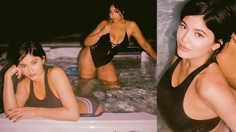 Kylie Jenner Shows Off Post Baby Body In STEAMY Hot Tub Pics