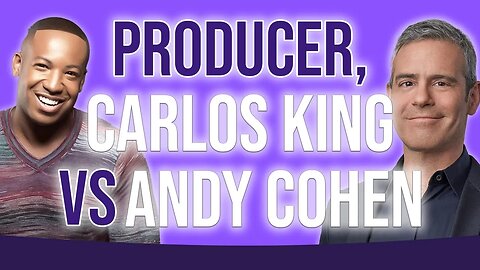 Producer Carlos King V Andy Cohen #wwhl #bravotv #rhoa #rhonj