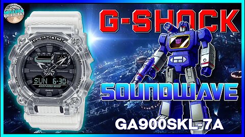 Crappy Negative Display! | G-Shock Soundwave 200m Quartz GA900SKL-7A Unbox & Review