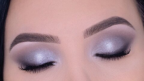 Cool Toned Soft Glam Eye Makeup Look | Soft Smokey Bridal Glam Eye Look