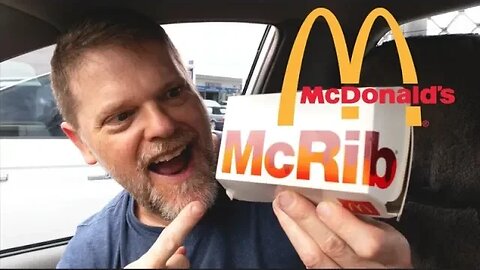 The Infamous McRib - McDonalds McRib Sandwich Review
