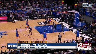 Paul George, Dennis Schroder lead short-handed Thunder to win at Orlando, extend winning streak to 6 games