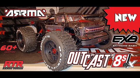 Arrma Outcast 8S EXB RTR Unboxing WOW