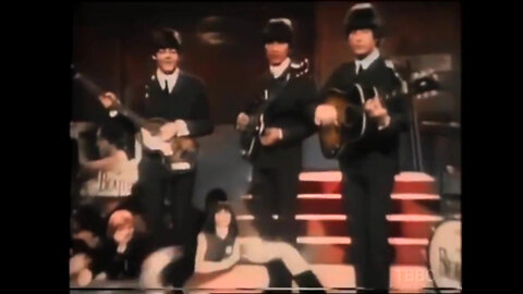 Beatles - I Feel Fine - (RSTG - 1964 Video Stereo COLOR Remaster - 1965) - Bubblerock - HD
