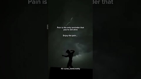 pain is the only reminder that say you're still alive #shortsvideo #trendingshorts #pain #ytshorts