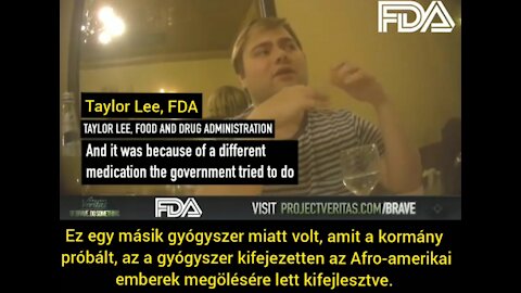 2/a Rész Project Veritas-- Hivatalos FDA; köpőcső és náci Németország oltatlanoknak