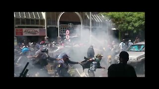 South Africa - Cape Town - Refugees CBD Eviction (video) (dKY)