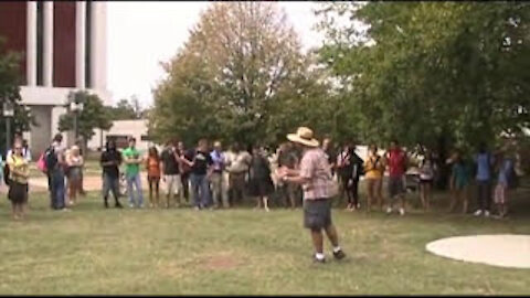 Open Air Preaching - Murray State University - Fall 2010 -Open Air Preacher Kerrigan Skelly