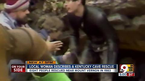 Local woman describes a Kentucky cave rescue