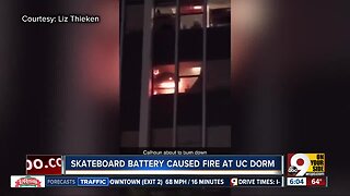 Malfunctioning battery-operated skateboard caused fire in University of Cincinnati dorm room