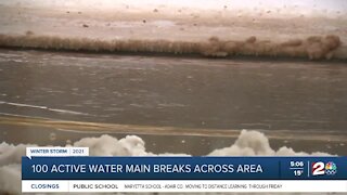 Crews repairing record number waterline breaks