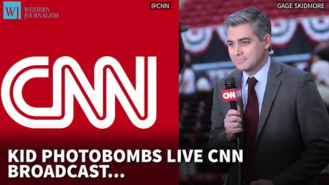 Kid Photobombs Live CNN Broadcast, Appears To Shout ‘Fake News’