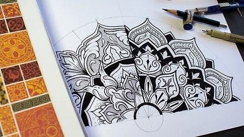 Mandala Pattern Practice ⚜ Gothic Inspired