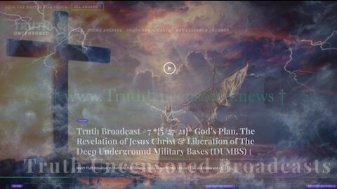Truth Broadcast #7 *{6/24/21}* Parts 1-4 {Recap} : Bioweapons, DUMBS, Indictments & Christ Jesus †