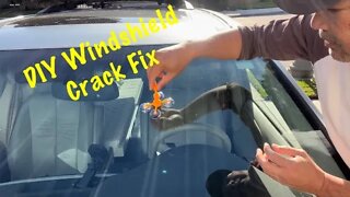 Easy DIY Windshield Crack Chip Repair. Save Money!