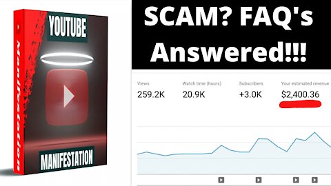 Youtube Manifestation Program Review - NEW SCAM!? FAQ's ANSWERED - WATCH THIS BEFORE YOU REGRET