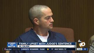 Family upset with judge's sentence