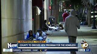 County to discuss new program for the homeless