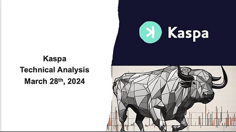 Kaspa Coin - Technical Analysis, March 28th, 2024