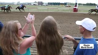 Omaha Sunday Morning: Horse racing, naturalization ceremony, Prudential Award, marching band