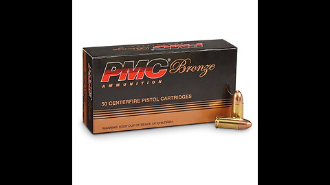 PMC Bronze 9mm Luger Ammunition 1000 Rounds FMJ 115 Grains 9A