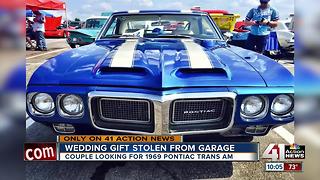 1969 Pontiac Trans AM given as wedding gift stolen from Kansas City garage