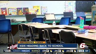 Students head back to school in Central Indiana