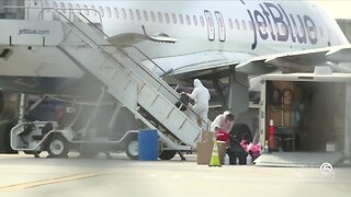 11AM REPORT: Coronavirus patient arrives on JetBlue flight at Palm Beach International Airport