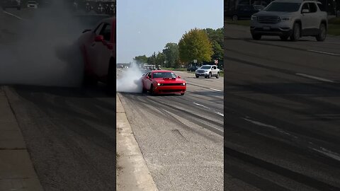Hellcat Demon Gets arrested after Burnout at Woodward Dream Cruise