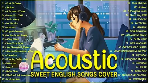 Sweet Cover English Acoustic Love Songs Playlist 2023 ❤️ Soft Acoustic Cover Of Popular Love Songs 5