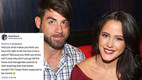 'Teen Mom' Star Jenelle Evans' Husband FIRED from Show After Homophobic Twitter Rant