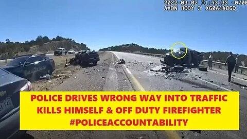 Santa Fe Police Officer Drives Wrong Way Into Traffic & Kills Off Duty Firefighter & Officer