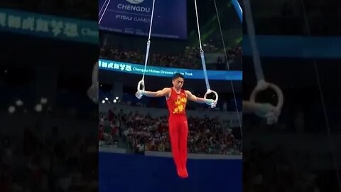 Jingyuan Zou 🇨🇳 Rings 🥈 - 2023 Chengdu FISU World University Games #shorts